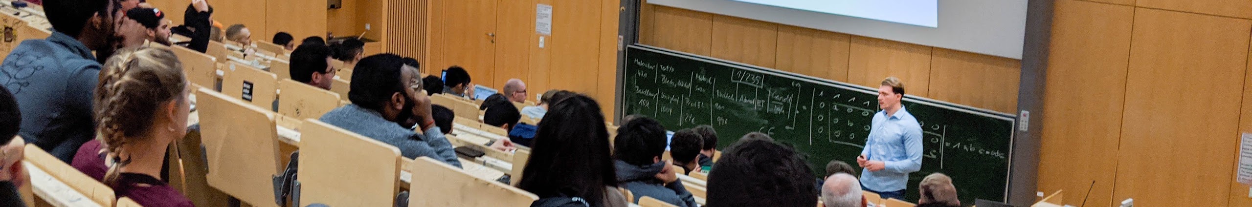 Patrick teaching software development at university